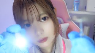 [ASMR] A close and slightly cunning nurse's health check roleplay [whispering voice x natural voice]