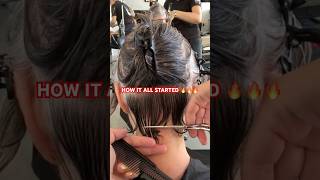 HOW IT ALL STARTED: SHORT PIXIE CUT! 🔥🔥🔥Full Tutorial Linked Below! ✂️🔥