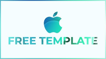 Free Apple Gradient Text Reveal Template - After Effects Template Free Download