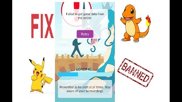 HOW TO FIX POKEMON GO ERROR (Failed to get game data)