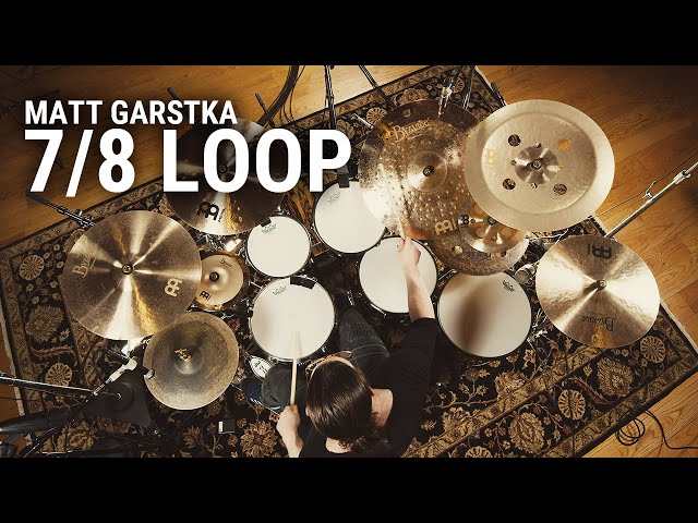 Meinl Cymbals - Matt Garstka - 7/8 Loop by Joel Turcotte - YouTube