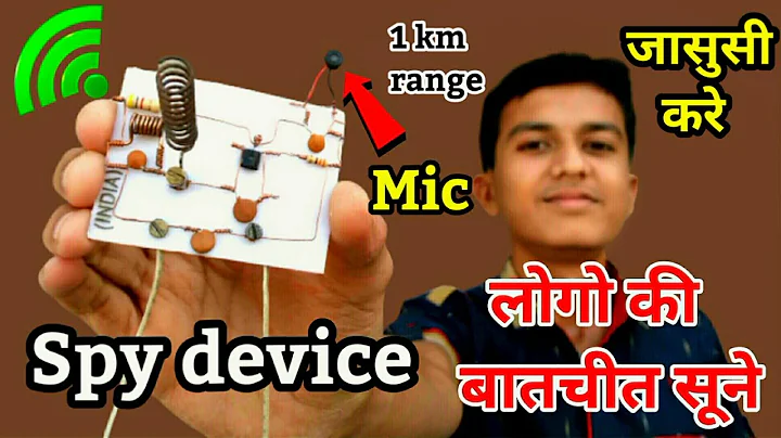 Spy Device | How To Make Transmitter | How to make Transmitter and Reciever