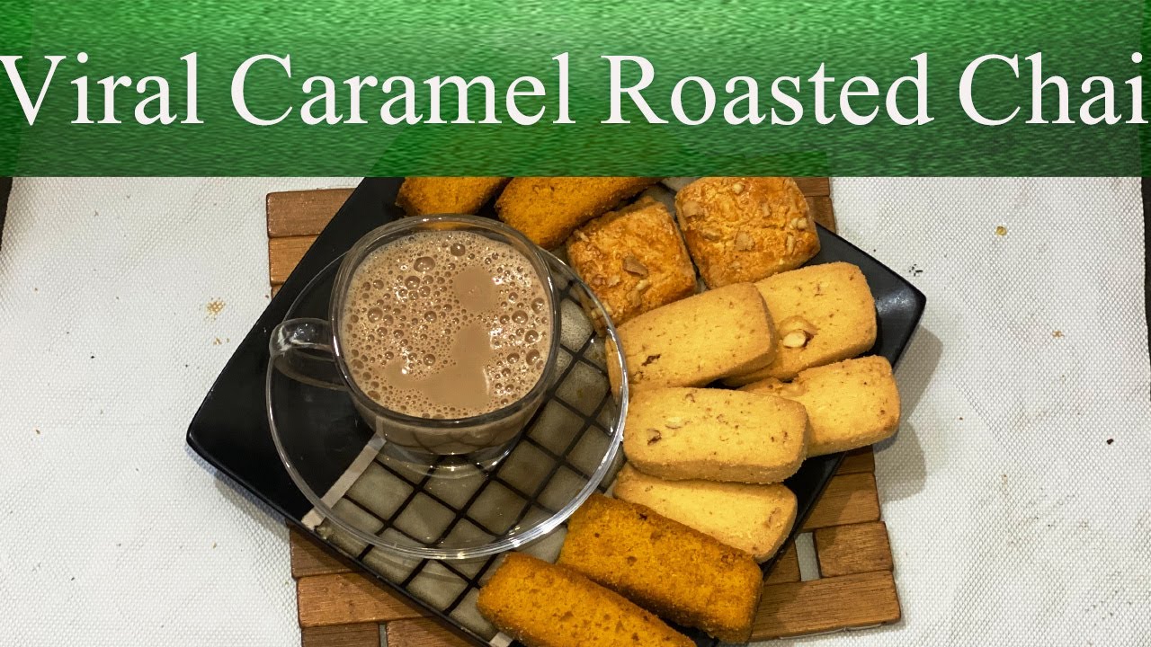 Viral Caramel Roasted Tea (Chai) Recipe | کیریمل روسٹڈ چائے | URDU/HINDI | Kitchen With Ami