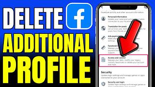 How To Delete Additional Profile On Facebook 2026 (Very Easy) screenshot 3