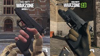 Cod Warzone Mobile vs Cod Warzone 2.0 || Cod Warzone Mobile vs PC || PK