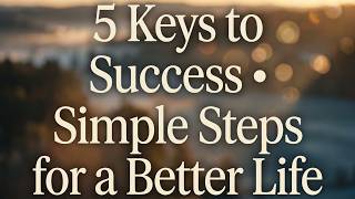 5 Keys to Success • Simple Steps for a Better Life