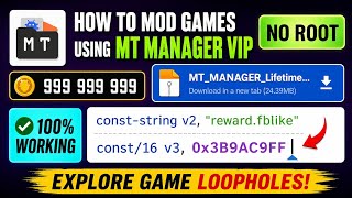 كيفية تعديل الألعاب باستخدام MT Manager VIP | شرح ملف Smali وclasses.dex | بدون روت screenshot 3