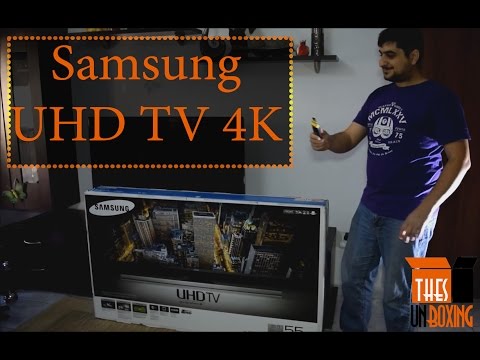 Samsung 55 JU 7000 -Greek Unboxing with English Subtitles