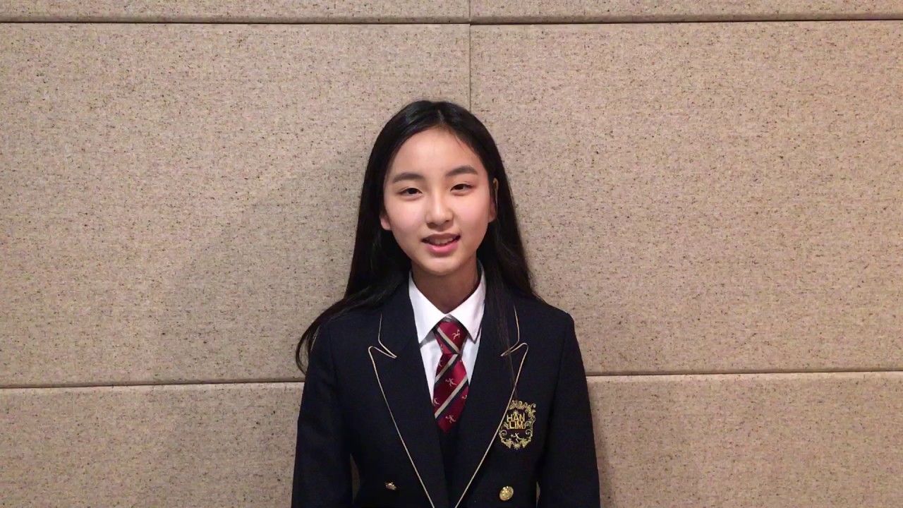 17 03 31 19대 대선 선플영상캠페인 한림예고 연예과 1학년 한지윤 - YouTube