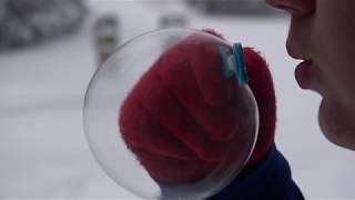 Frozen Bubbles in Slow Motion [-30F] [4K HD]