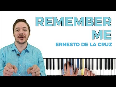 How to play 'Remember Me' by Ernesto de la Cruz (Coco) on the piano -- Playground Sessions