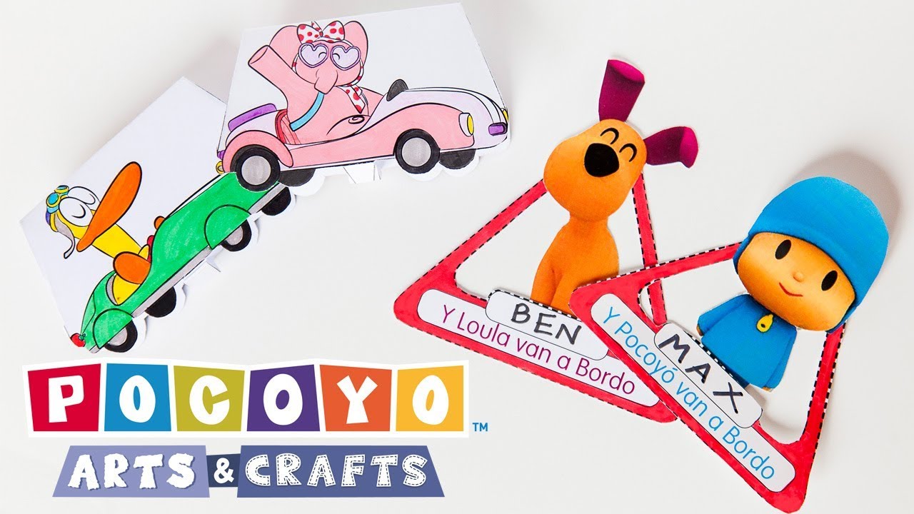 Pocoyo Arts & Crafts: Manualidades de coches de Pocoyo | ACTIVIDADES FÁCILES PARA NIÑOS