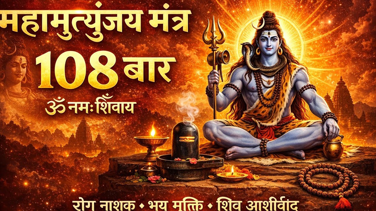 महामृत्युंजय मंत्र 108 बार | शांति, आरोग्य और सुरक्षा के लिए | Mahamrityunjaya Mantra@Vaaniverse08 