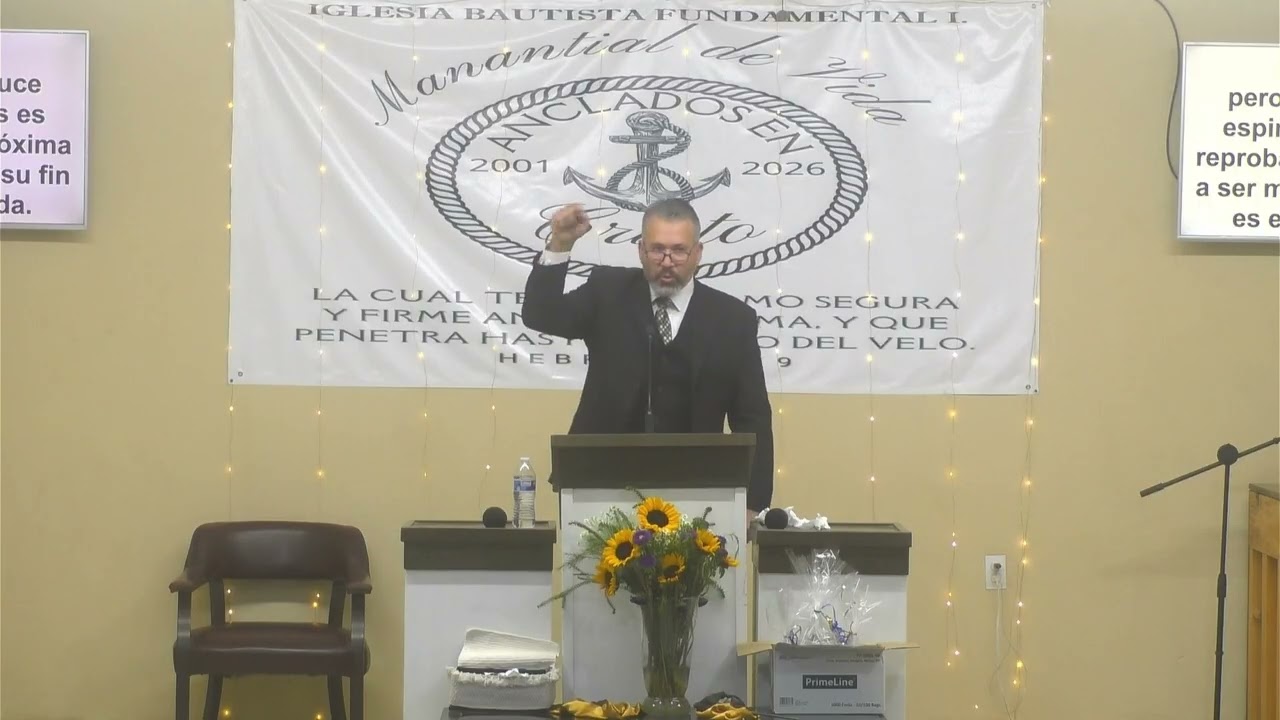 Anclados en Cristo. Pastor Jaime Sánchez.