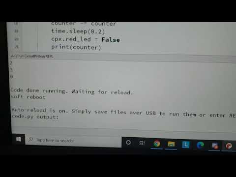 Circuit Playground Express and Circuit Python : Button Inputs and Blinky Lights