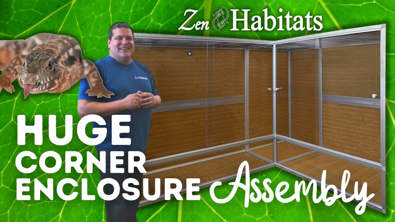 4'x2'x4' Corner Extension Kit Assembly Zen Habitats YouTube
