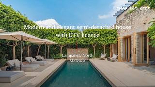 Modern Townhouse with Pool & ETV License in Campanet | Mallorca Real Estate