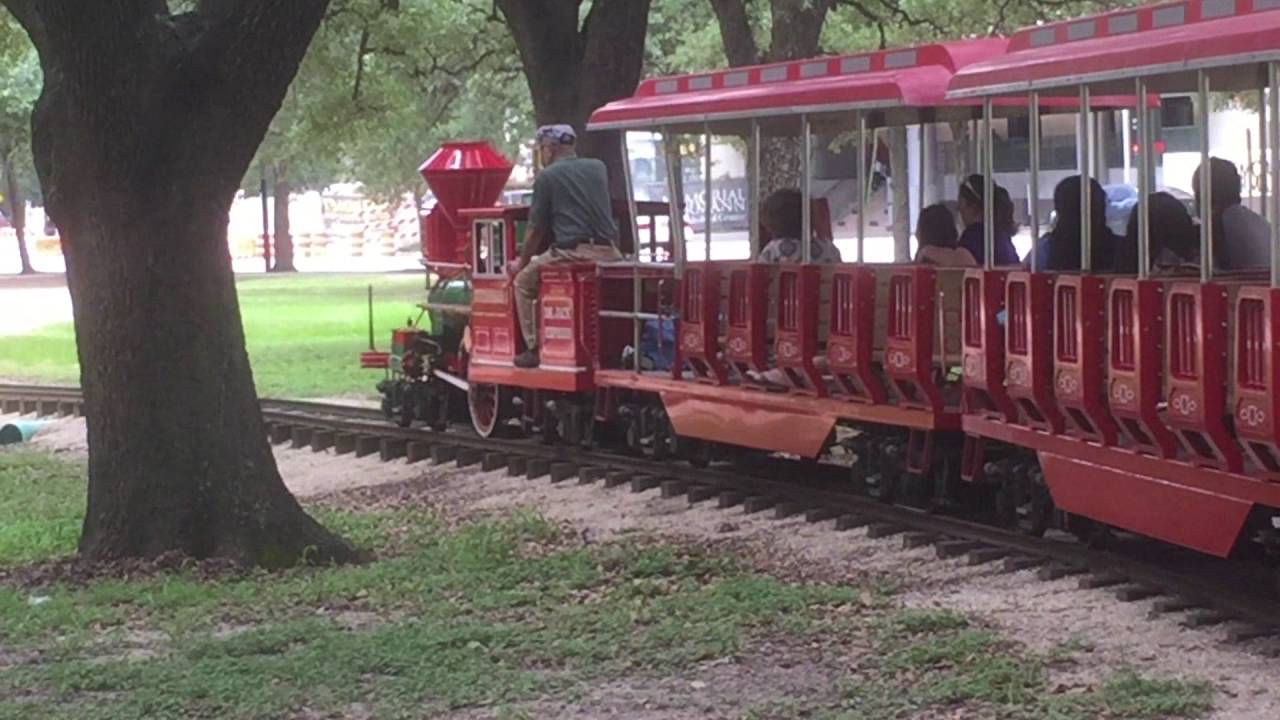 Hermann Park Mini Train Ride 062016 YouTube
