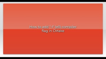 How to add "-l" (ell) compiler flag in CMake