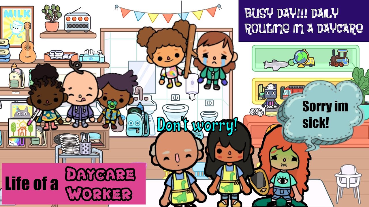 Toca Daycare madness??!!?? Toca life World Jobs Baby daycare worker