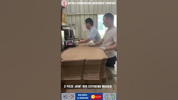 2 Piece Joint Box Stitching Machine | Precision stitching for two-piece cartons by Nagpal Industries