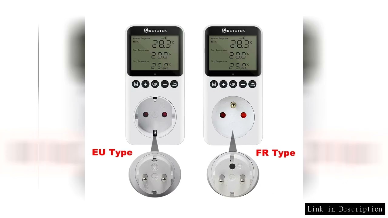 KT3200 Timer Socket Thermostat Digital Temperature Controller Heating Cooling Day Night Control EU/U