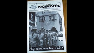 Articles de journaux de Werl, la BFC Lahr et au Québec