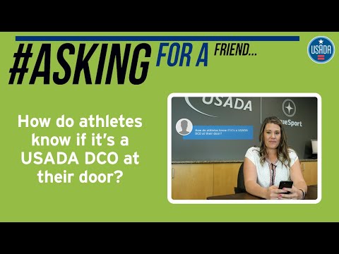 #AskingForAFriend - USADA DCO Recognition