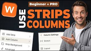 Wix Editor Basics - How to Use Strips and Columns