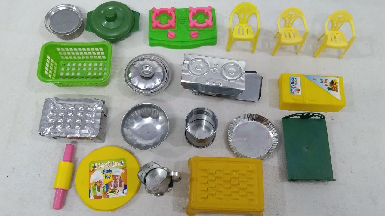 Unboxing Mini Cooking Set ||Mini Kitchen Cooking||Mini Kitchen Cartoon ...