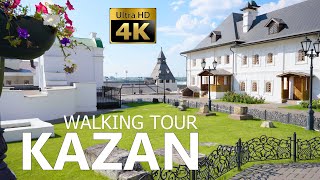 Kazan - Walking Tour - Russia - 4K 60fps🎧- City Walk With Ambient Sounds