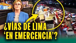 ¿No estaba en emergencia?: Tráfico intenso en Vía Evitamiento sorprende a limeños