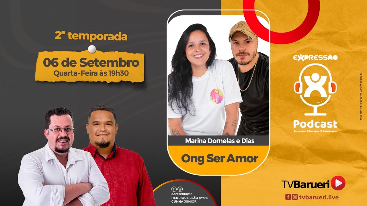 Ong Ser Amor | Expressão Podcast – 06/09