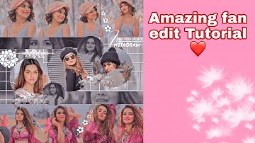 Amazing fan edit Tutorial ❤️.. Your Idol will definitely like it 🥰.. Tutorials By Raida ❤️