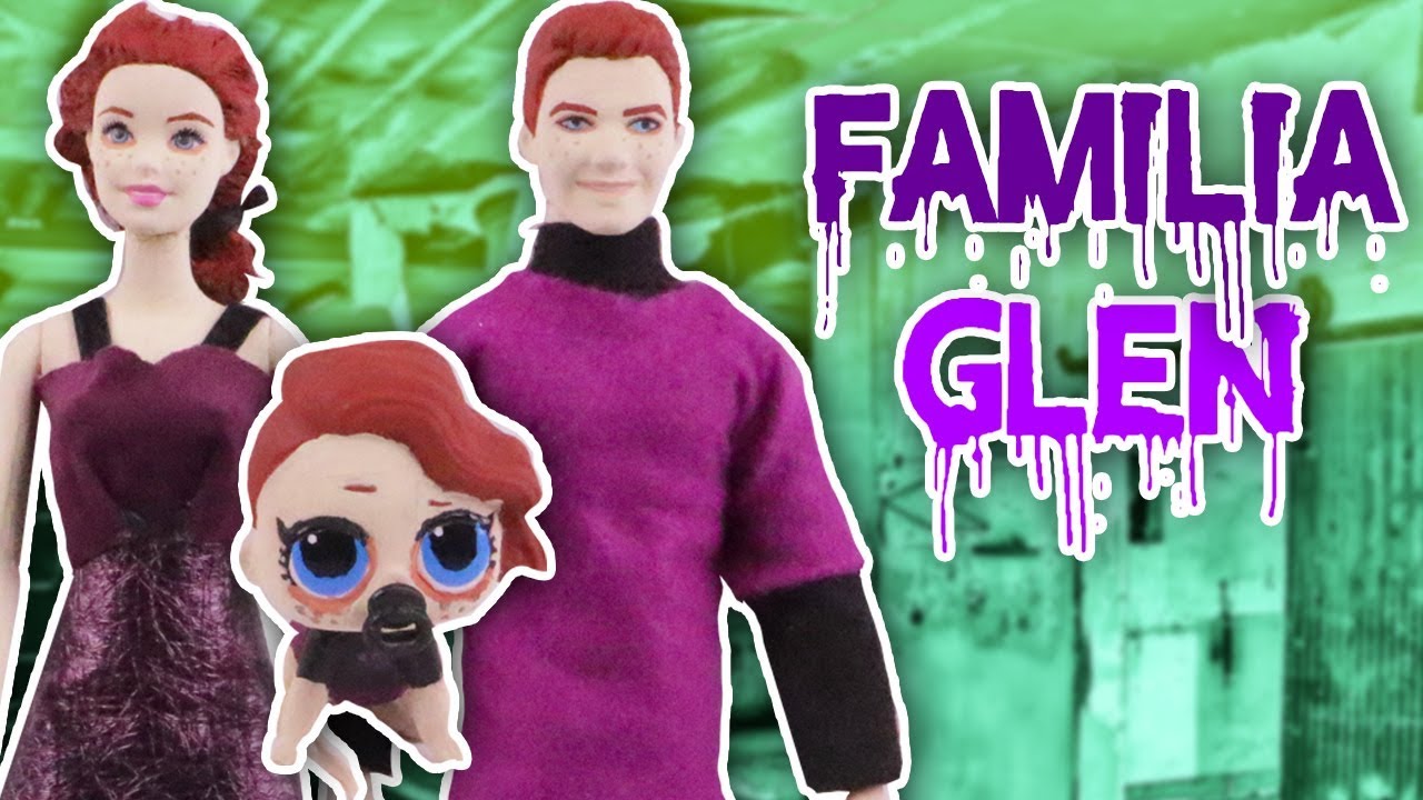 EL HIJO de CHUCKY 🔪 FAMILIA GLEN con BARBIE, KEN y LOL Sorpresa