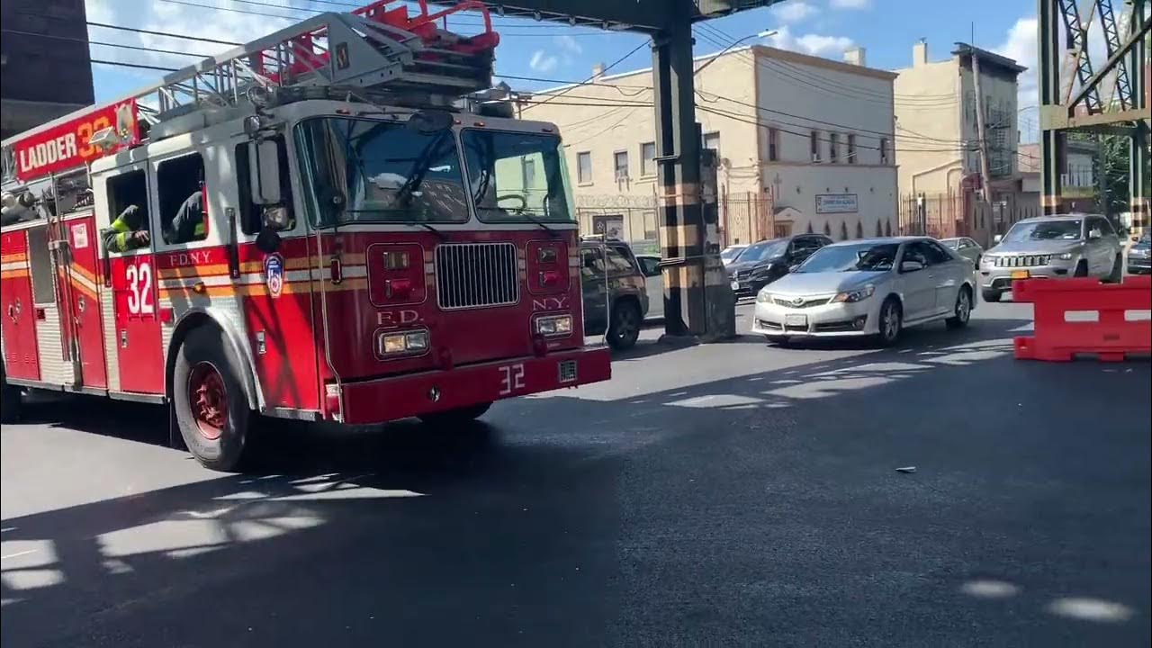 FDNY Engine 62 & Ladder 32 Responding to a Stove Fire - YouTube
