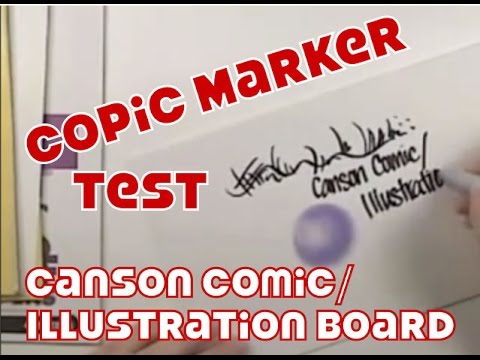 The best alcohol marker paper I've ever used - Canson Illustration review