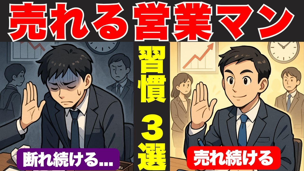 【新人営業必見】断られ続けても売れるようになる科学的メソッド