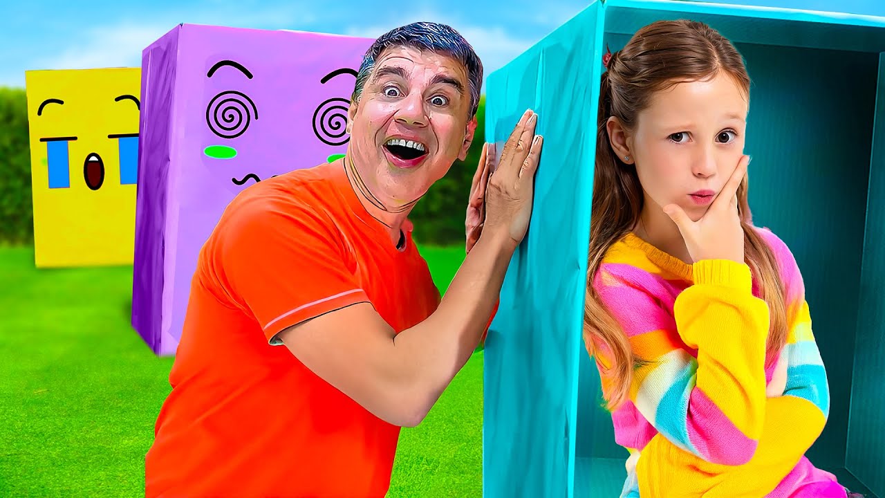 Nastya e papai: Jogo Divertido - O Que Tem na Caixa?