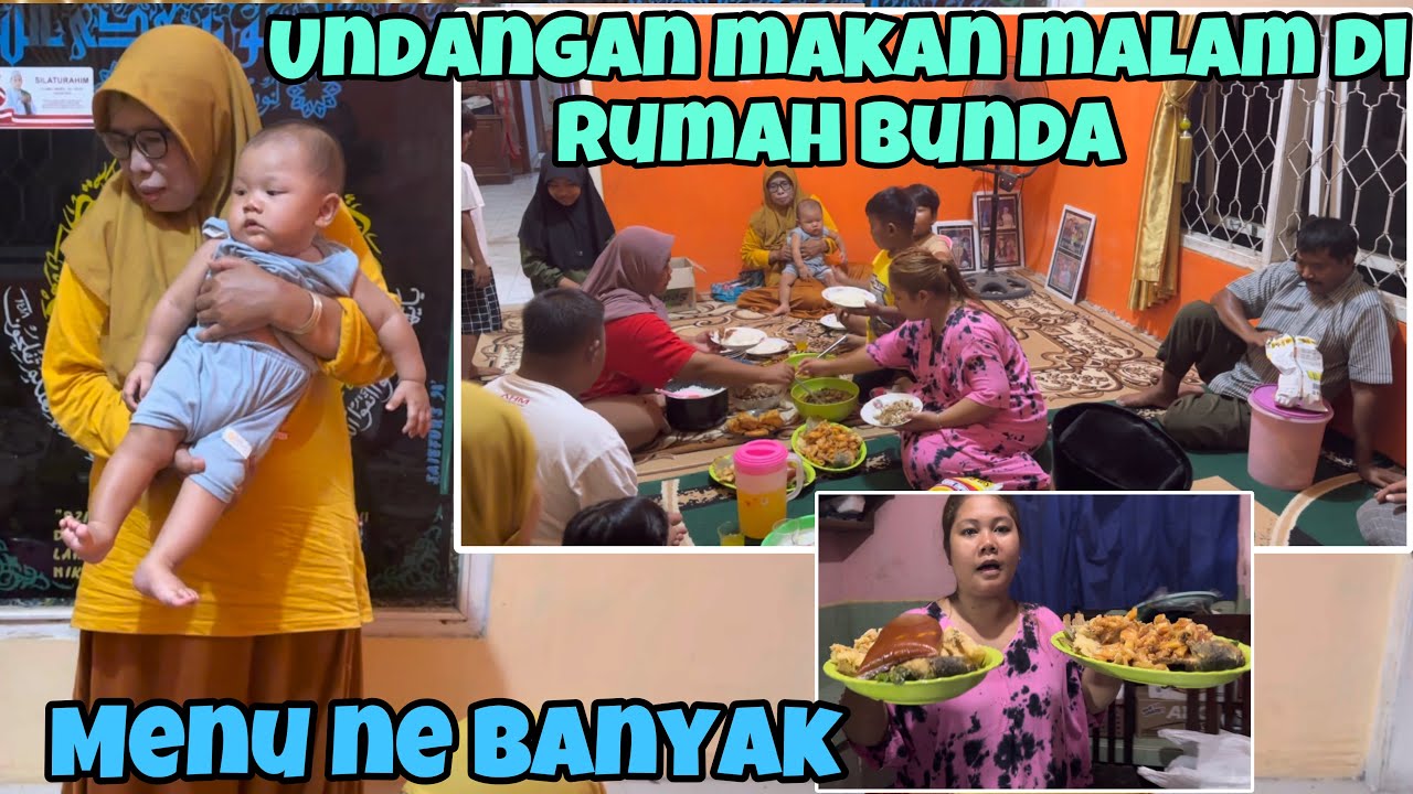 BUNDA MASAK BANYAK‼️ LANGSUNG UNDANG KELUARGA LAMPUNG MAKAN MALAM‼️