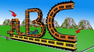 やわらかい踏切と電車 - Fumikiri 3D Train Railroad Crossing Destroy Honeycomb Candy Challenge in Playable Game screenshot 4