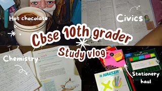 cbse 10th grader study vlog 📚 | a day of a 10th grader 📚✍🏻📖