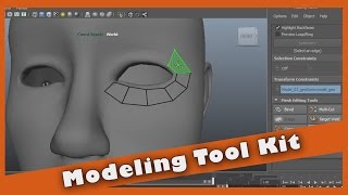 Use the Modeling Toolkit in Maya 2014