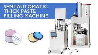 ZS-VGPJ1 Semi-automatic Servo Motor Paste Body Scrub High Viscosity Thick Paste Filling Machine