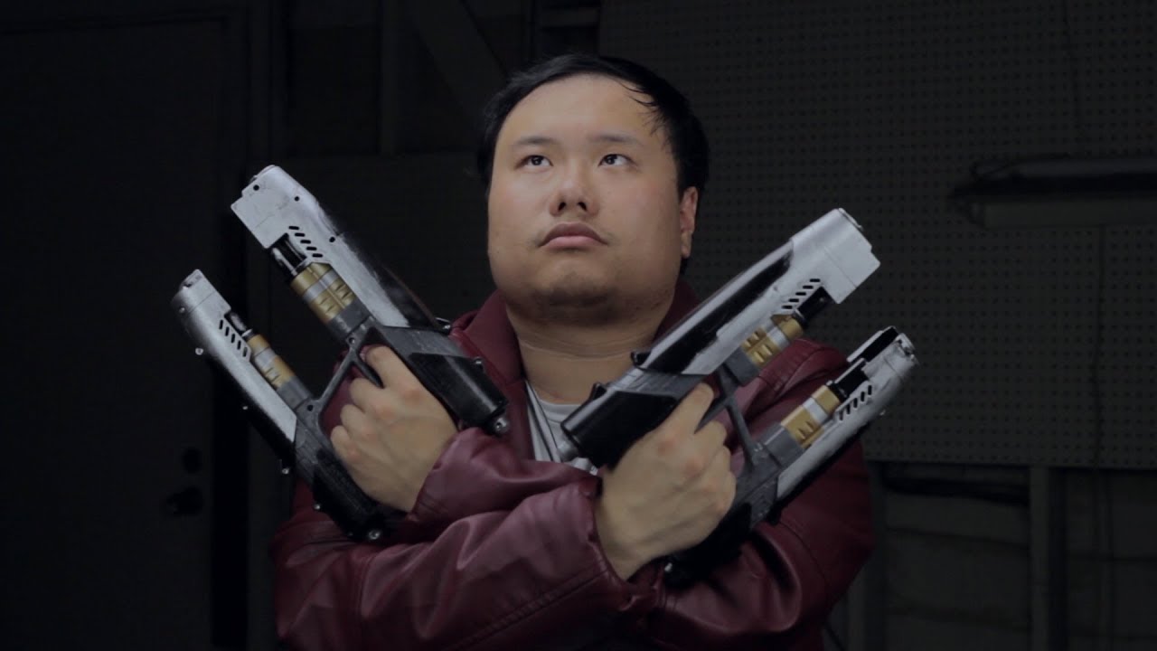 Guardians Of The Galaxy  StarLord Nerf Gun Paint Job