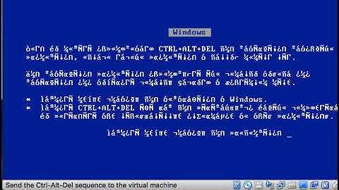 Windows 3.1 Ctrl+Alt+Del BSoD