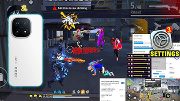 My Settings ⚙️ HUD + SENSI + DPI 📲 iQOO 15 FREE FIRE [HIGHLIGHTS] 🔥