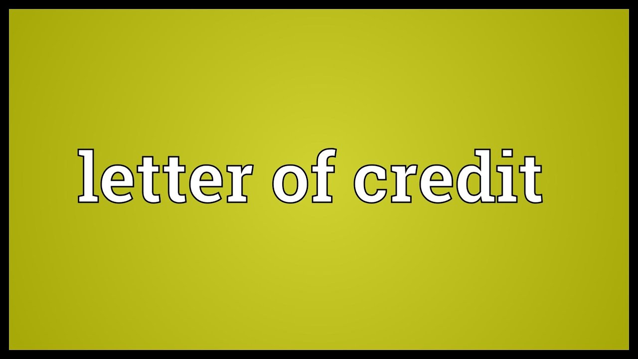 letter-of-credit-meaning-youtube