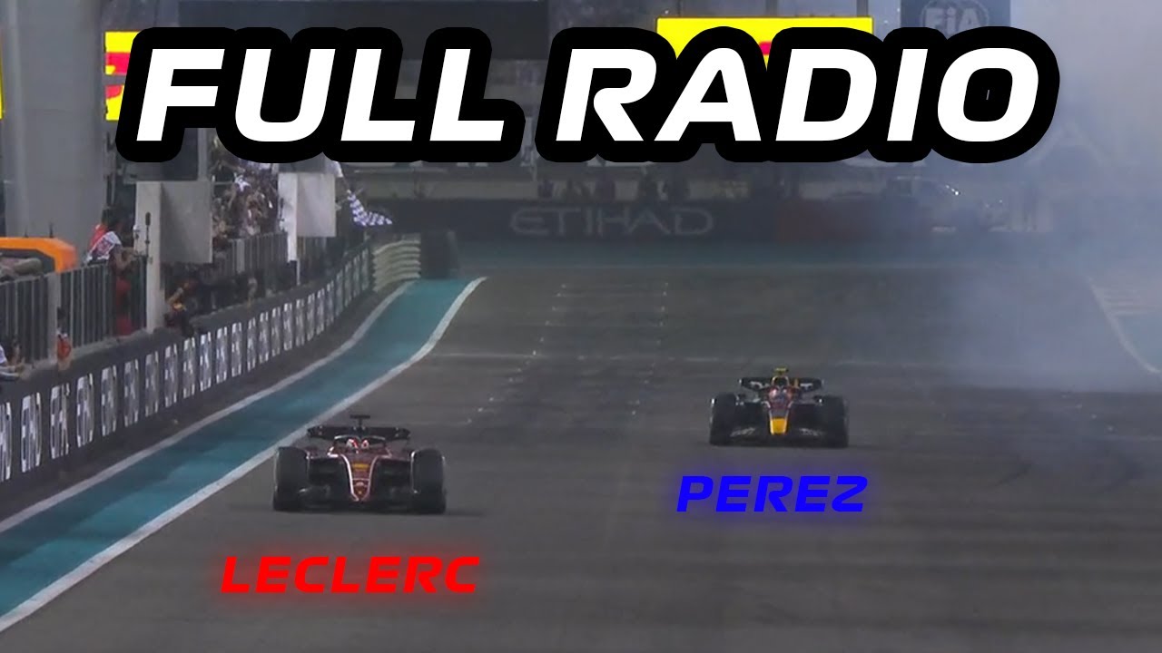 LECLERC vs PEREZ Battle *FULL RADIO* YouTube