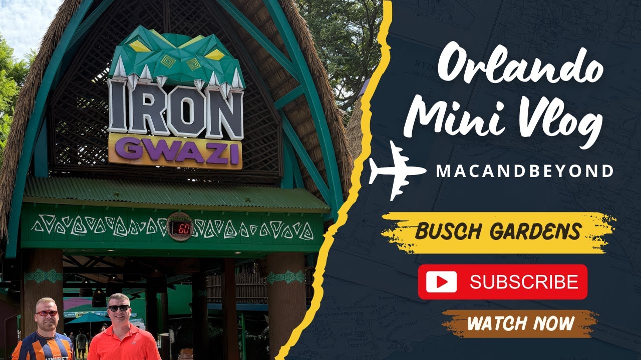 Busch Gardens Tampa vlog - Was our FIRST TIME at Bush Gardens Tampa worth it?